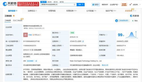 国网数字科技控股公司增资至37.2亿 增幅约86%，强化互联网信息服务布局